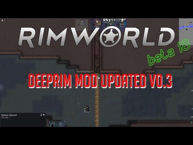 Deeprim mod updated  - Rimworld Mining underground -  Rimworld Deeprim 0.3 mod