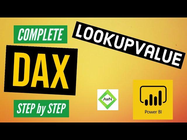 Power BI DAX Tutorial (17/50) - What is LookupValue Function