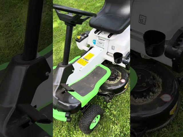 Review Weibang Electric Riding Mower E-Rider 80 Volt Lithium ion