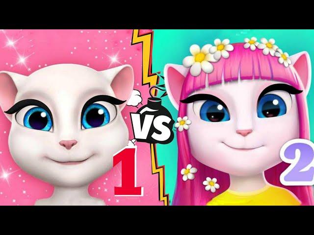 My talking Angela 1 VS My talking Angela 2 