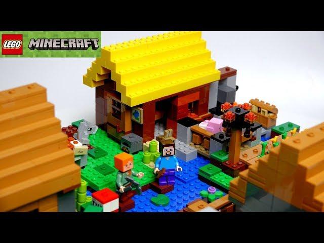LEGO Minecraft Фермерский коттедж 21144 Обзор