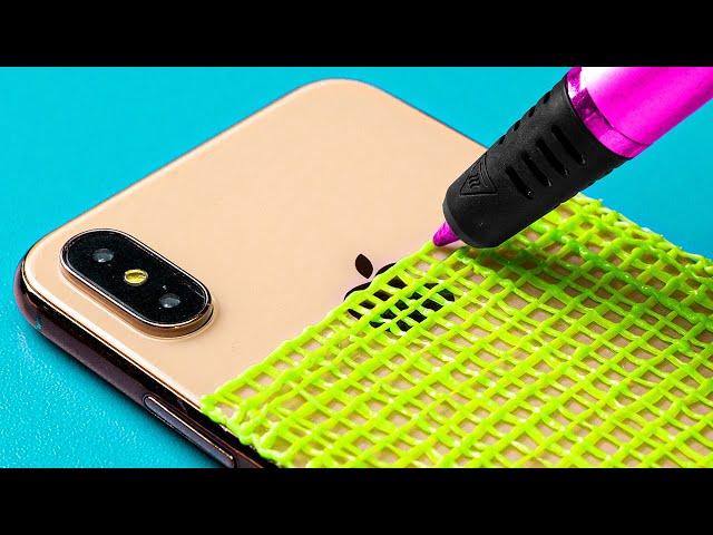 3D PEN VS GLUE GUN! 17 Cool Hacks And Crafts For You