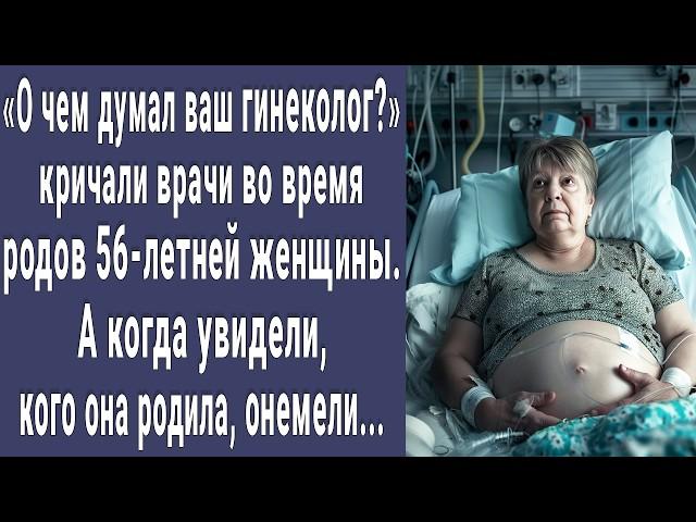 Не может быть! кричали врачи во время родов 56-летней женщины. А увидев, кого она родила, онемели...