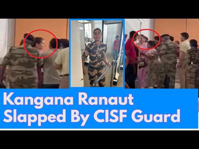 Bollywood Actress and BJP MP Kangana Ranaut Slapped By CISF Jawan| Chandigarh Airport| Top News|