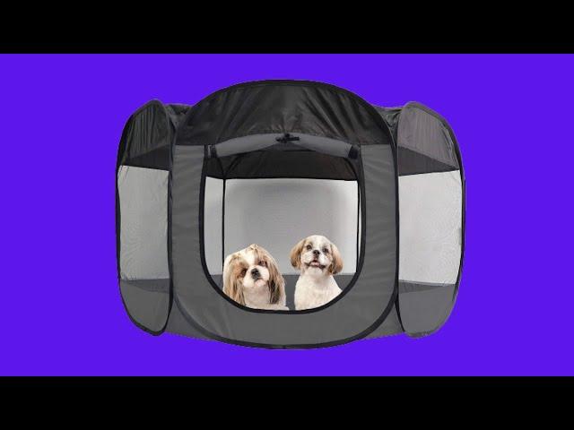 Before You Buy Furhaven Pet Playpen - Indoor-Outdoor Mesh Open-Air Playpen and Exercise Pen