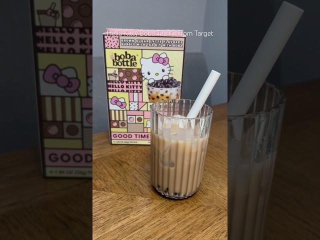 Hello Kitty Boba Kit from A-sha foods #hellokitty #boba #bobatea #cute #kawaii #shorts #sanrio #new