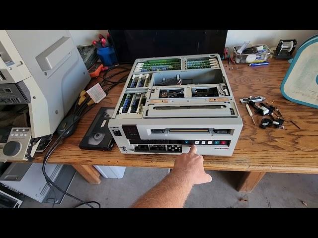 Uvw-1800 Betacam sp Overhaul and Customer Drop off.