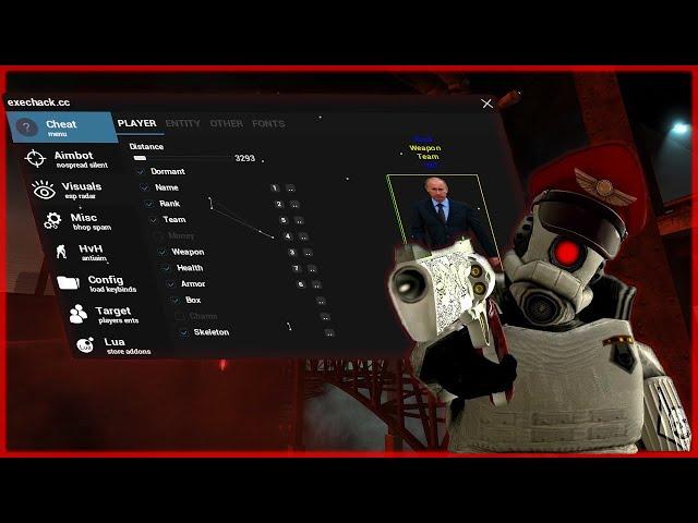  СКАЧАТЬ ЧИТ НА GARRY'S MOD [Exechack] // РАБОЧИЙ