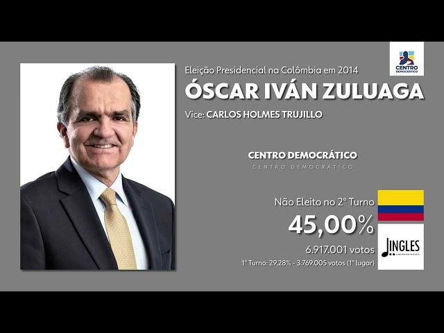 #JinglesPeloMundo: "Una Colombia distinta" - Óscar Ivan Zuluaga (CD - Colômbia - 2014)