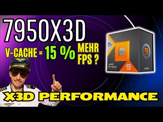 15% more FPS with 3D V-Cache in MSFS! Ryzen 9 7950X3D: Gaming & Multitasking Performance