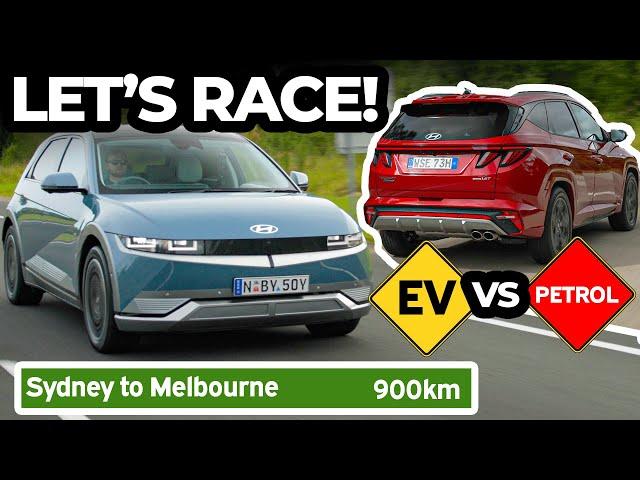 How much SLOWER is it? (EV vs Petrol Long Distance Race 2022)