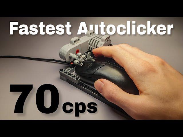 World's fastest 70 CPS Lego Technic AUTOCLICKER!