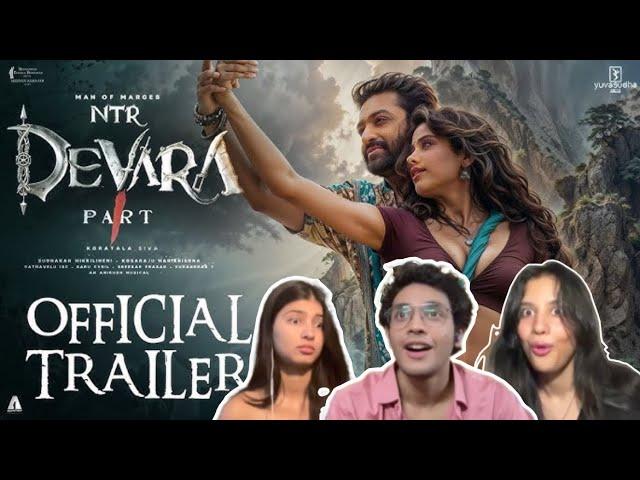 Devara Part 1- Trailer (Hindi) | NTR | Saif Ali Khan | Janhvi | Koratala Siva | Anirudh | Reaction