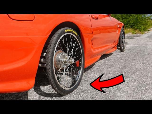 BICYCLE Wheels on a REAL Car – Will it work?