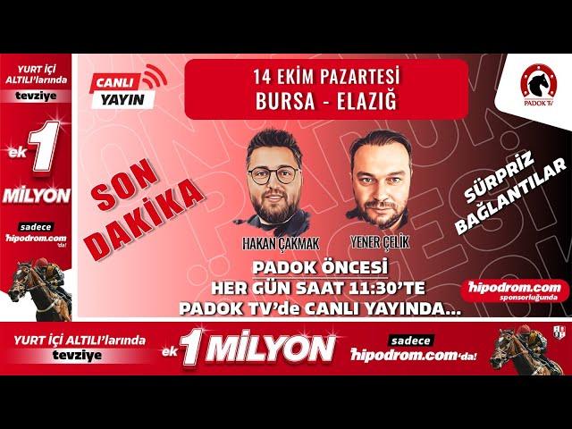 14 Ekim 2024 // SON DAKİKA - Bursa - Elazığ // Yener Çelik - Hakan Çakmak