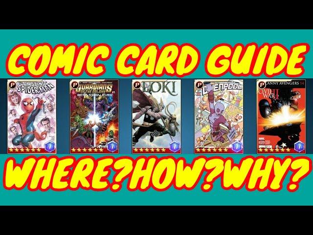 COMIC CARD GUIDE FOR BEGINNERS (MARVEL FUTURE FIGHT)