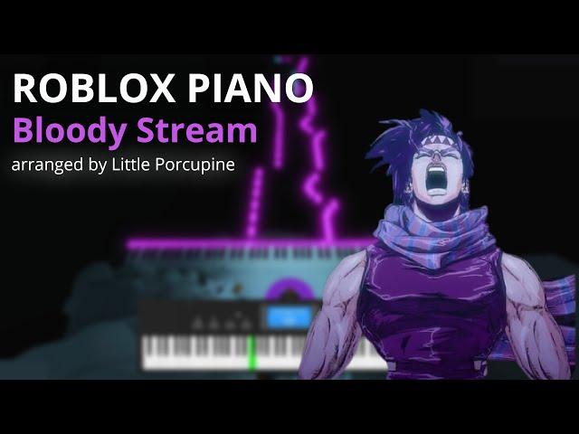 Bloody Stream [TV] | JoJo's Bizarre Adventure: Battle Tendency OP 1 [ROBLOX Piano]