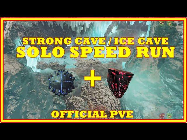 Speed Run Solo Artifact Of Strong / Ice Cave And Easy Loot Crate - ARK ASCENDED - OFFICIAL PVE