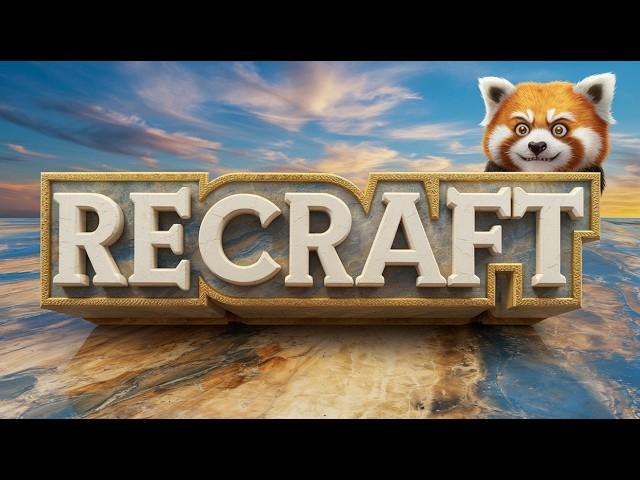 Recraft V3 - How to Create Stunning AI Images with Red Panda