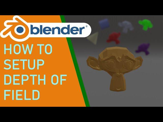 Blender how to setup Depth Of Field