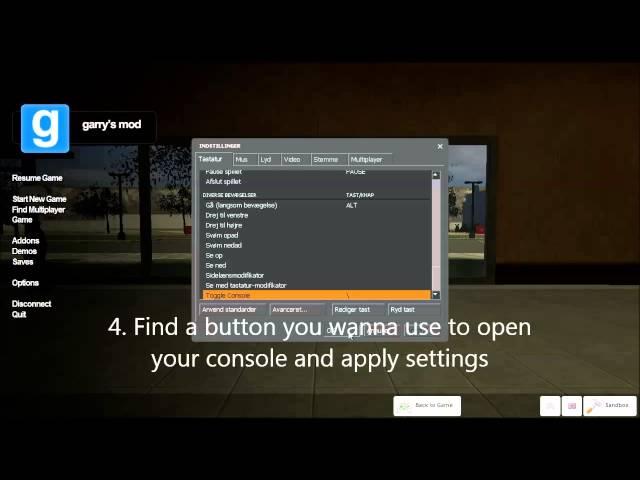 Garry's Mod 13 - How to fix / open console