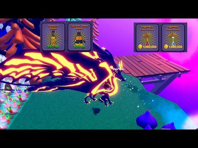 New Potions In Dragon Adventures|Opulent Theme/Element Potions | Making a Legendary Veidreki| ROBLOX