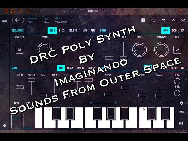 DRC Poly Synth - Sounds From Outer Space IAP Patch Bank Demo - The BIG Sound Test