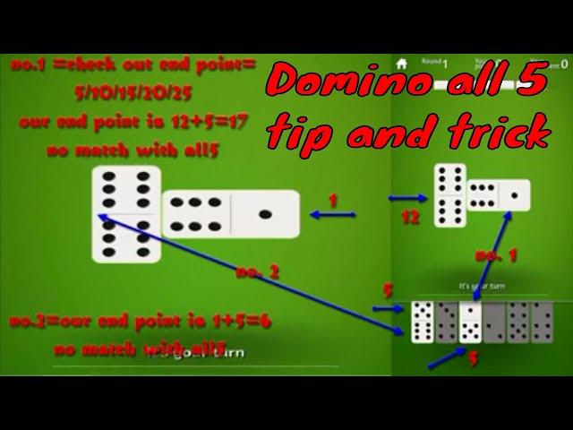 How To PLay Domino All Five