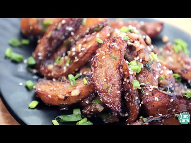 Honey Chilli Potatoes - Cajun Spiced Potato Wedges - Crispy Potato Wedges