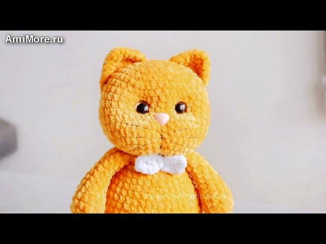 Амигуруми: схема Кот Персик. Игрушки вязаные крючком - Free crochet patterns.