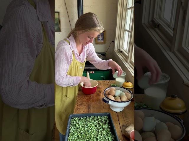 Farm Lunch with our Hens' Eggs! 