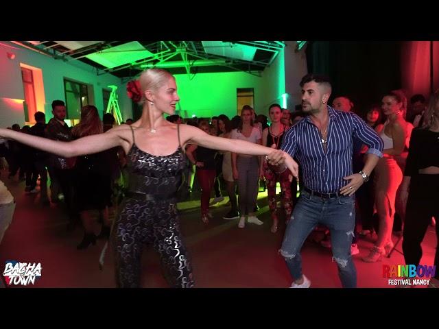 Bachata social dancing Kike & Sindi at Rainbow Festival Nancy 2021