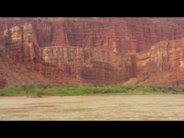 Giant Flash Flood Waterfall, Colorado River, Moab, UT