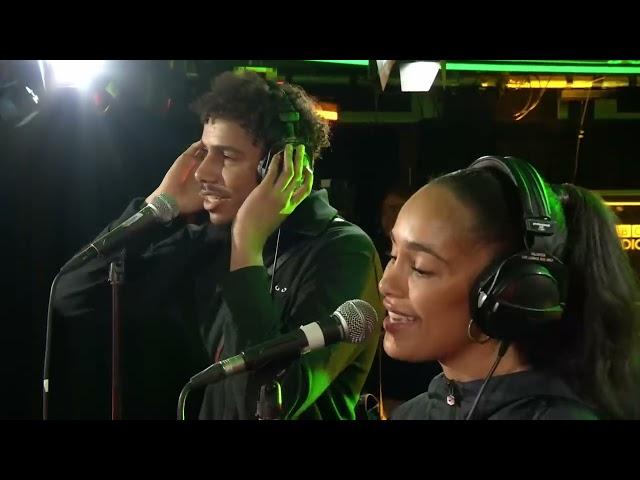 AJ Tracey & Jorja Smith cover Flowers (Sunship Remix) in the Live Lounge