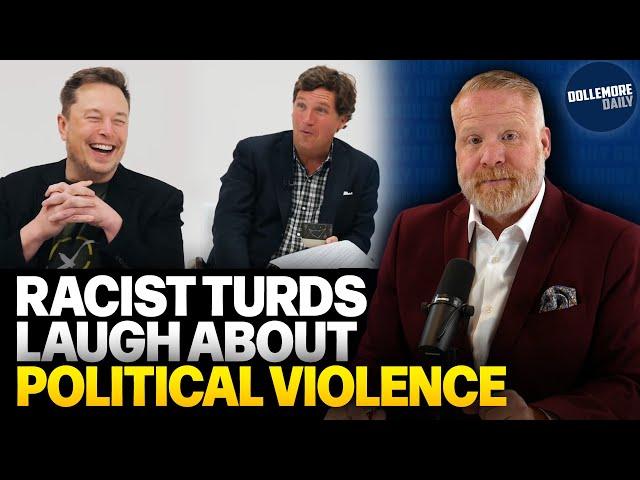 Tucker Carlson & Elon Musk JOKE ABOUT VIOLENCE Against Kamala Harris!!!