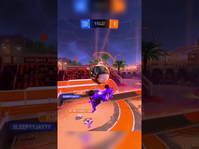 CLEAN FLIP RESET DOUBLE TAP #rocketleague #ps5 #shorts