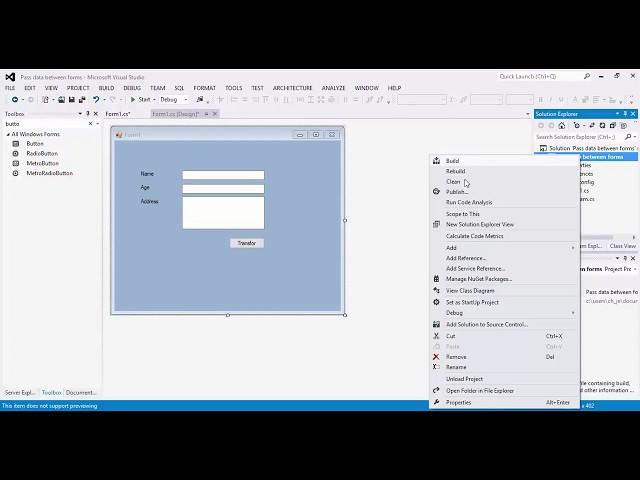 How to Pass Value from One Form to Another in C#