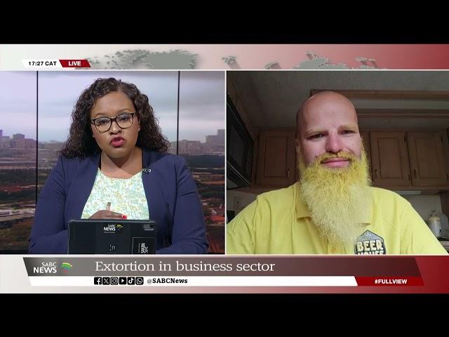 Extortion crisis I Businesses face extortion crisis: Randolf Jorberg