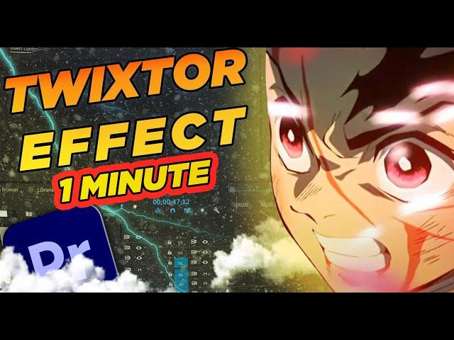 how to do TWIXTOR in 1 minute | UPDATED | premiere pro tutorial