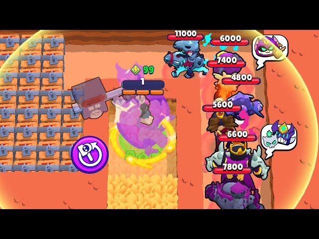 1 HP, 99 POWERS HYPERCHARGE DELETES ALL SCARY TALES BRAWLERS  Brawl Stars 2024 Funny Moments ep1547