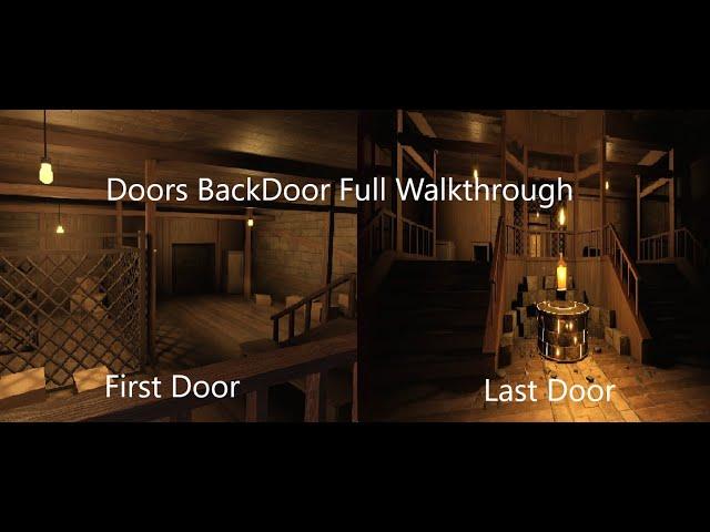 Doors BackDoor Full Walkthrough | solo | no commentary