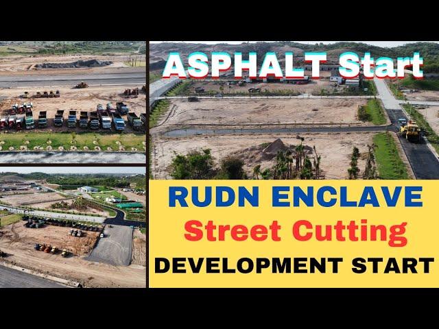 RUDN Enclave  | Development Work Start | #asphalt