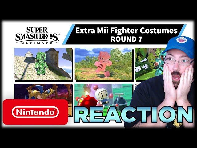 Super Smash Bros. Ultimate - Mii Fighter Costumes #7 - Nintendo Switch Reaction Jimventures Reacts