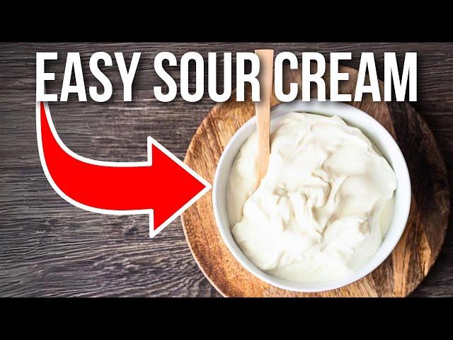 Raw Milk Sour Cream Recipe | How To Make Clabbered Cream