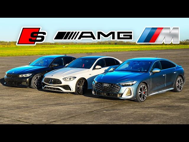 Кто победит в заезде: новый Audi S5 или же новый AMG C43 или BMW M340i?