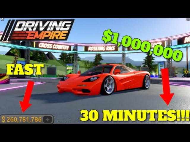 HOW TO MAKE $1MILLION FAST IN DRIVING EMPIRE!