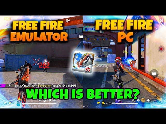 Free Fire PC VS Free Fire Emulator | Which one gives you better gameplay?