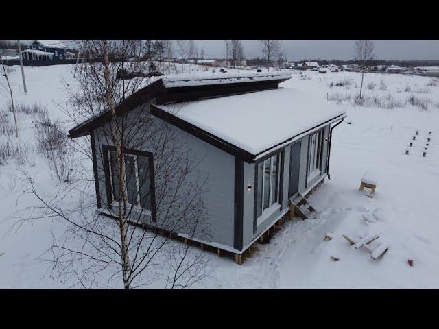 Видео обзор каркасного дома 6х9 от ПЗСК. Каркасный дом 6 на 9. д. Хиттолово, Усадьбы в Кавголово.
