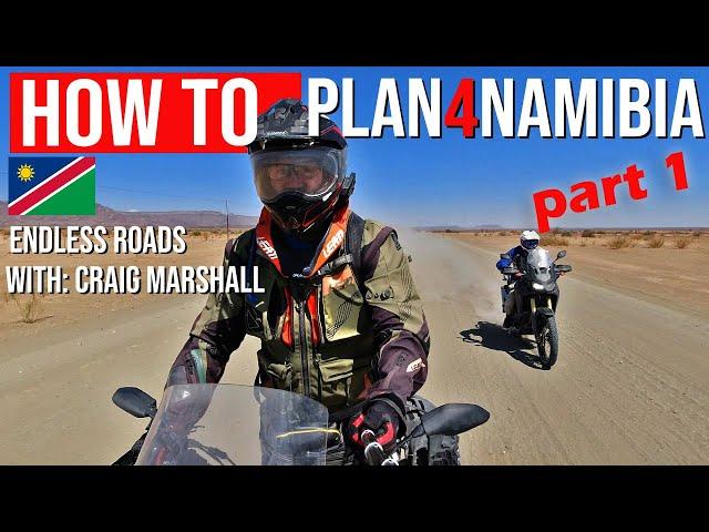 HOW to Plan for Namibia by Motorcycle: Endless Roads part 1