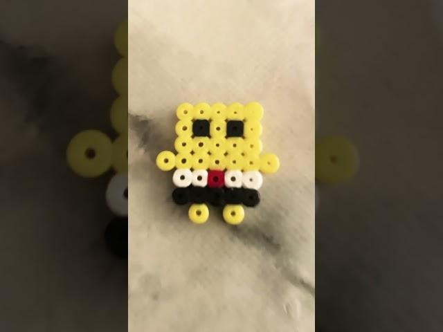 Sponge bob hamma bead